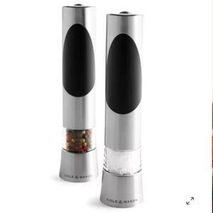 ❤️BUY 2 GET 1 FREE  Cole & Mason Black Richmond Electric Mill Gift Set